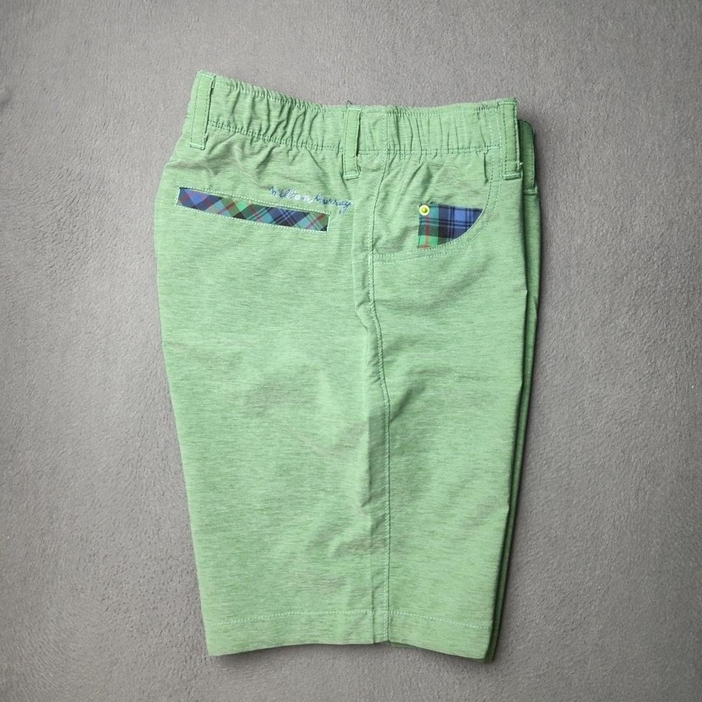 William Murray Shorts Mens 30 Green 9" Straight Performance Golf Casual Stretch